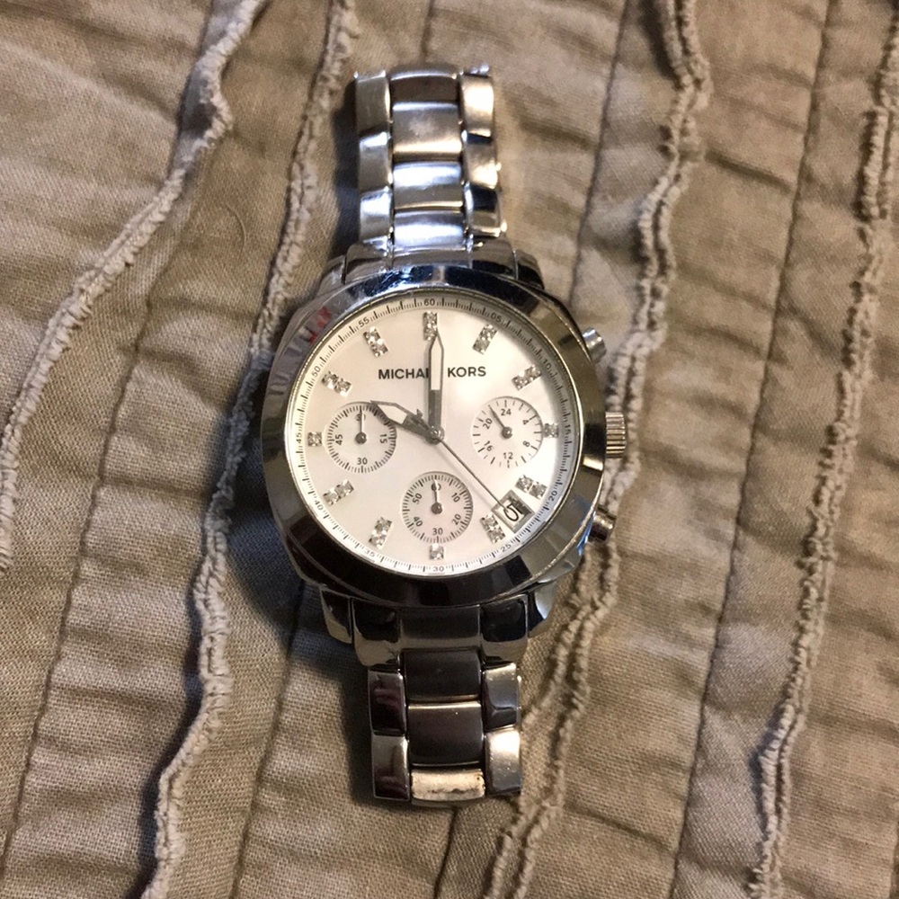 Silver Michael Kors watch